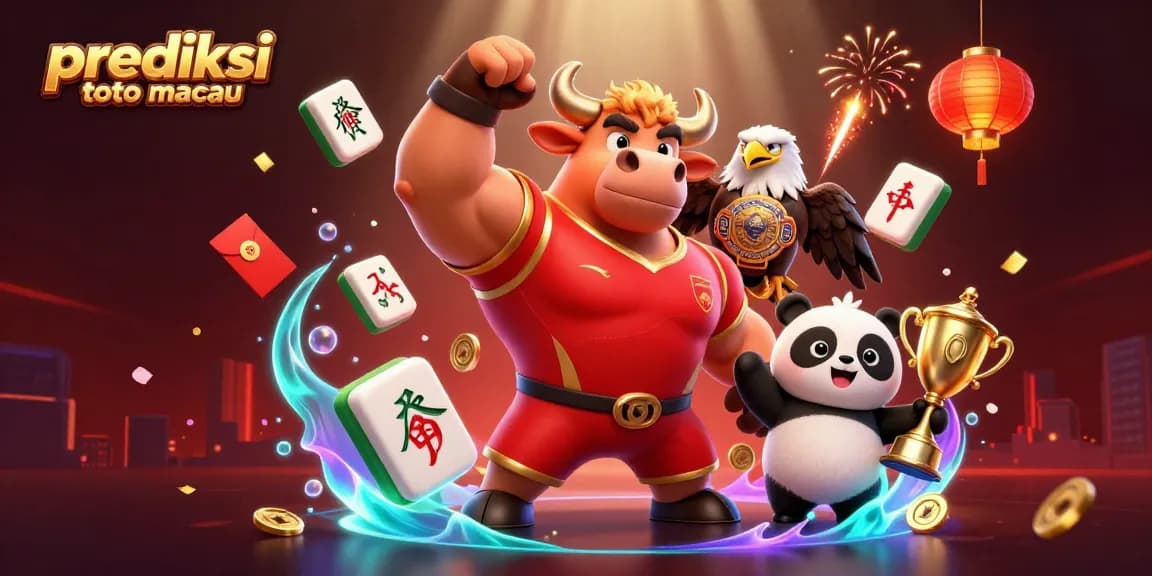 Experience the thrill of prediksi toto macau with vibrant characters and exciting casino elements in a dynamic scene.