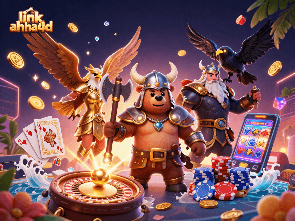 Win big with link ahha4d in this dynamic 3D casino adventure featuring vibrant characters.